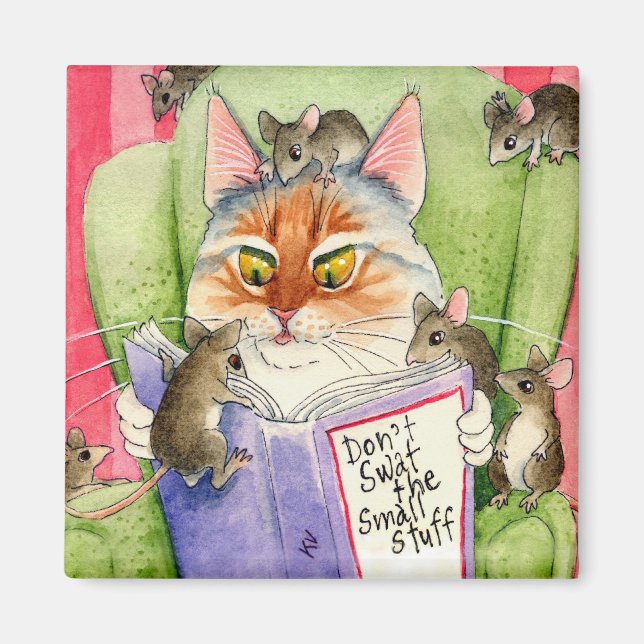 Íman Não pise no imã de coisas pequenas (Frente)