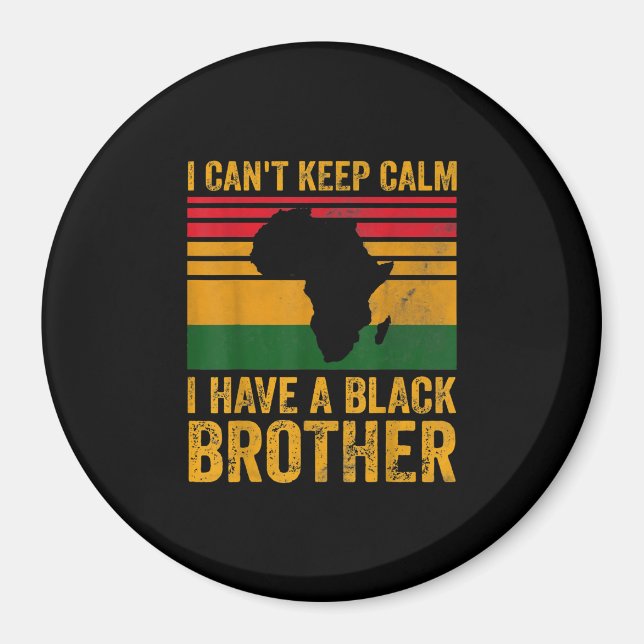 Íman Não Posso Ficar Calmo Tenho Um Irmão Negro (Frente)