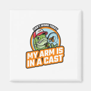 Íman Não posso trabalhar hoje, meu braço está em uma na