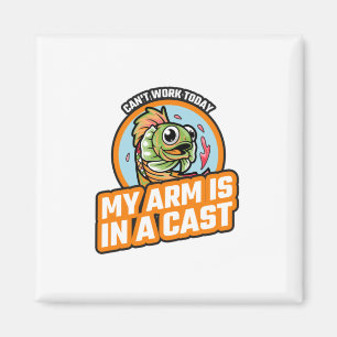 Íman Não posso trabalhar hoje, meu braço está em uma na