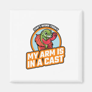 Íman Não posso trabalhar hoje, meu braço está em uma na