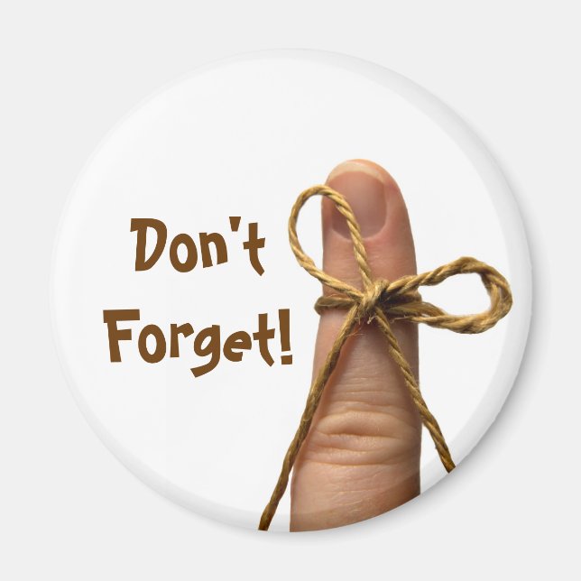 Íman não se esqueça do ímã (Frente)