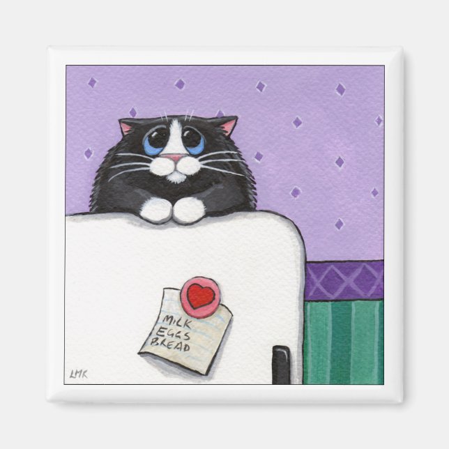 Íman Não se esqueça - Magneta Cat (Frente)