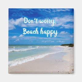 Íman Não se preocupe, imã feliz da praia