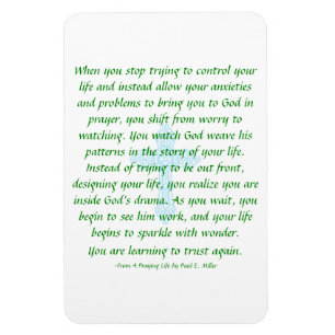 Íman Não se preocupe - Pray e olhe o ímã