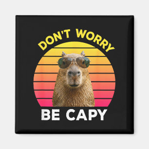 Íman Não se preocupe seja capy engraçado capivara