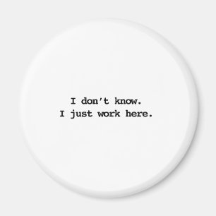 Íman Não sei se trabalho aqui