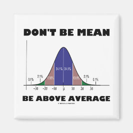 Íman Não seja suposto estar acima da média (Humor de Es