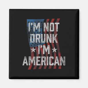 Íman Não sou Bebado de ser Patriótico Americano 4 de ju