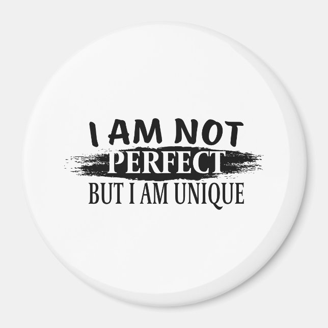 Íman Não sou perfeito, mas sou único (Frente)