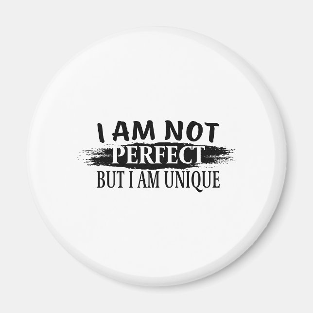 Íman Não sou perfeito, mas sou único (Frente)