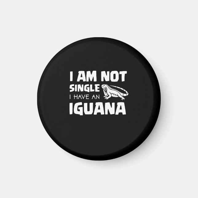 Íman Não sou solteiro de ter Iguana (Frente)
