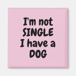 Íman Não sou Solteiro Magnet Quadrado