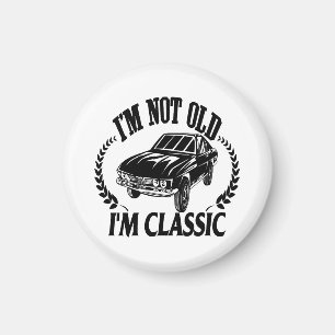 Íman Não sou velho sou clássico carro engraçado