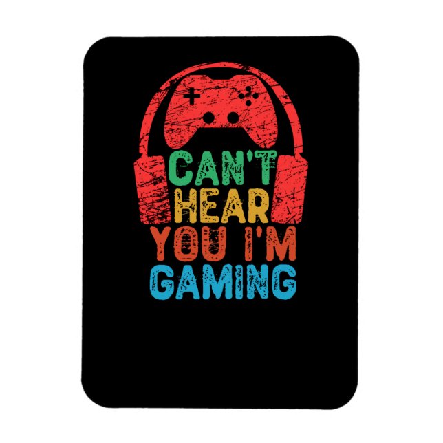 Íman Não te consigo ouvir que estou a jogar (Vertical)