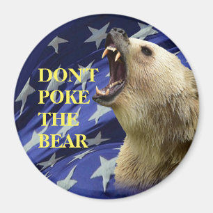 Íman Não toque o urso