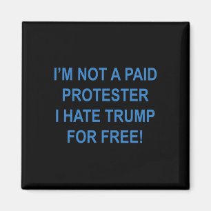 Íman Não um manifestante pago - Eu odeio Trump de graça