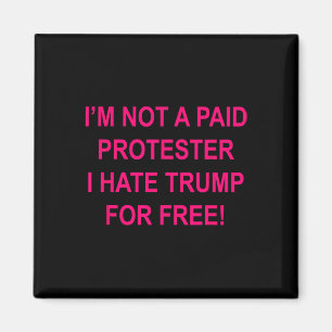 Íman Não um manifestante pago - Odeio Trump de graça