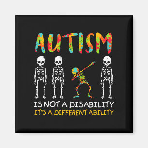 Íman Não Uma Deficiência Diferente Capacidade Autismo D