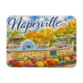 Íman Naperville Illinois Fonte de Dente-de-Leão Riverwa