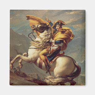 Íman Napoleão atravessando os Alpes-Jacques-Louis David
