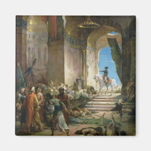 Íman Napoleon Bonaparte na mesquita grande no Cairo