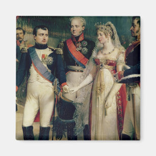 Íman Napoleon Bonaparte que recebe a rainha Louisa
