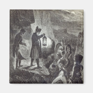 Íman Napoleon que extricating a artilharia de Lannes