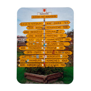 Íman Narvik signpost