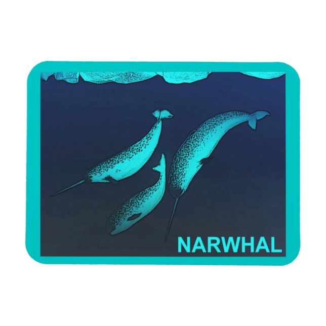 Íman Narwhal (Horizontal)