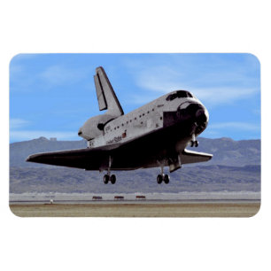 Íman NASA Space Shuttle Atlantis Pousa na Edwards AFB
