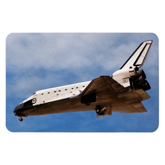 Íman NASA Space Shuttle Atlantis STS-30 Landing (Horizontal)