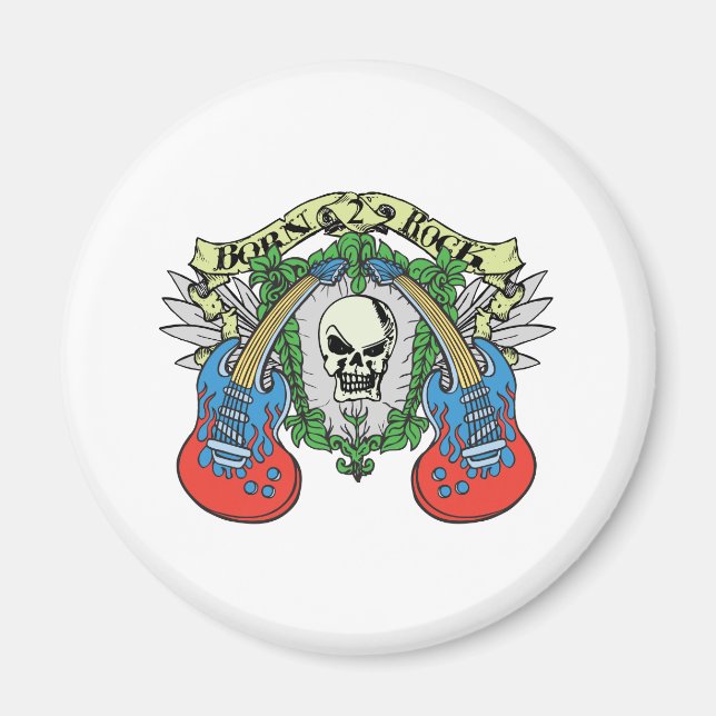 Íman Nascer 2 Rock Skull (Frente)