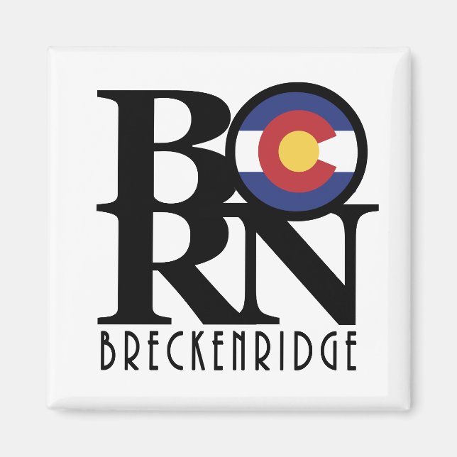 Íman NASCER Breckenridge Colorado (Frente)