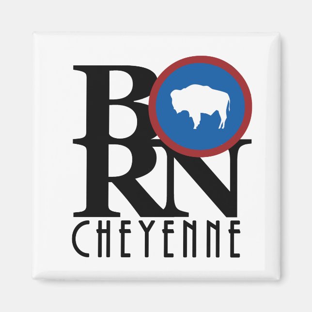 Íman NASCER Cheyenne Wyoming (Frente)