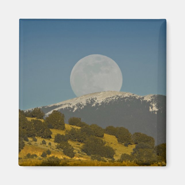 Íman Nascer da lua sobre as montanhas Sangre de Cristo, (Frente)
