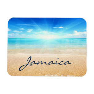 Íman nascer da praia da Jamaica