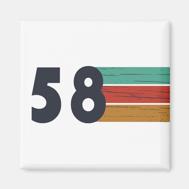 Íman nascer de aniversário de 1958 (Frente)