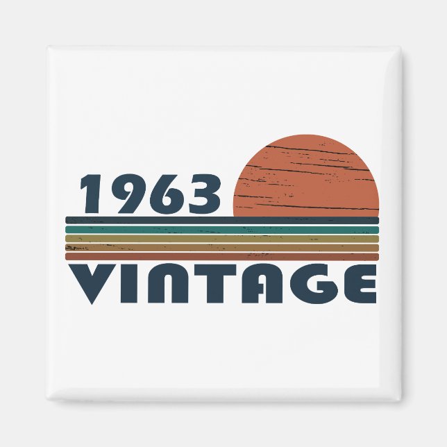 Íman Nascer de aniversário de 1963 (Frente)