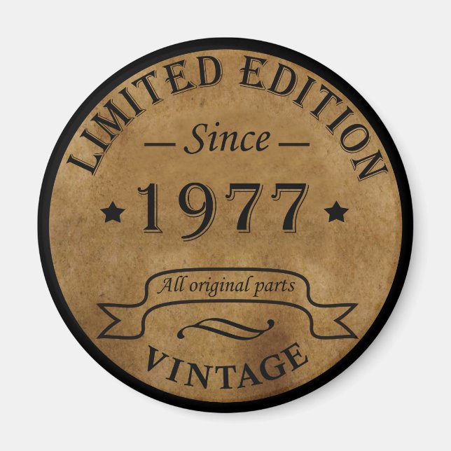 Íman Nascer de aniversário de 1977 (Frente)