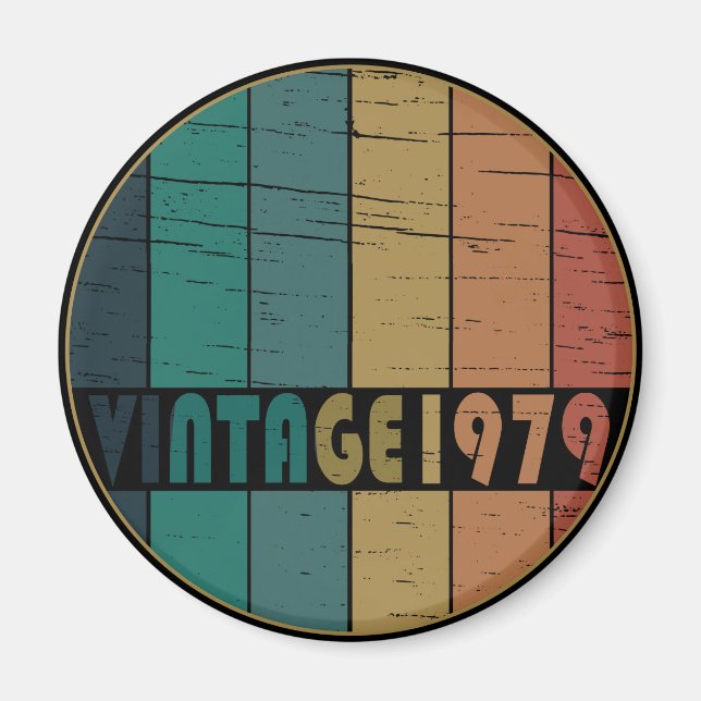 Íman nascer de aniversário de 1979 (Frente)