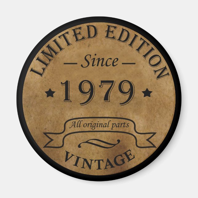 Íman Nascer de aniversário de 1979 (Frente)