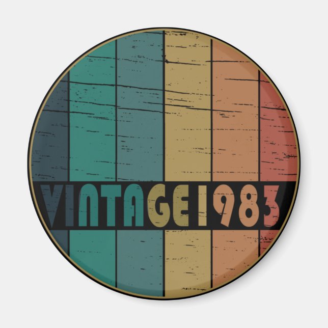 Íman Nascer de aniversário de 1983 (Frente)