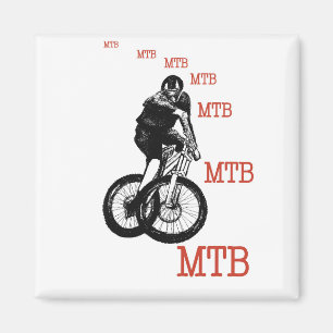 Íman Nascer de bicicleta de montanha para montar.
