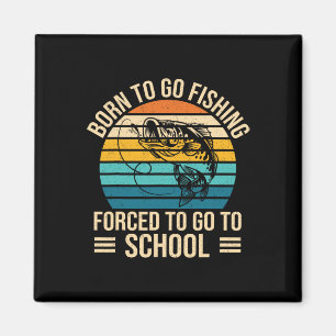 Íman Nascer De Ir Pescar O Garoto De Pesca Engraçado Da