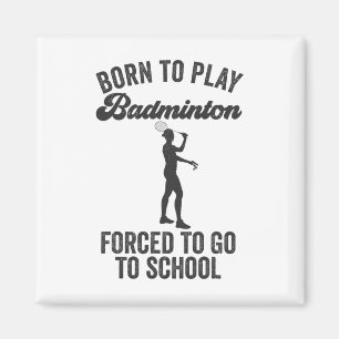 Íman Nascer De Jogar Badminton Forçado A Ir Para A Esco