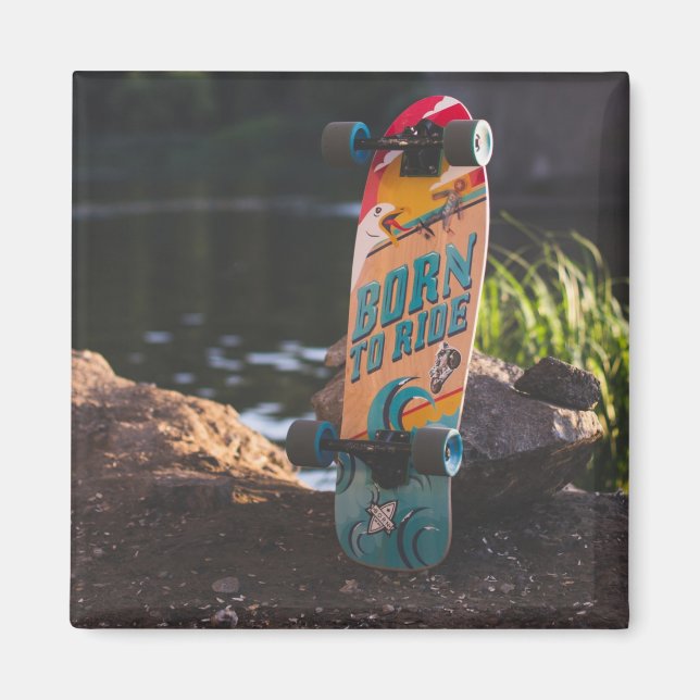Íman Nascer De Skate Para Ir (Frente)