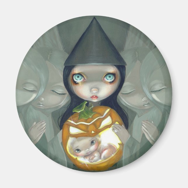 Íman "Nascer de uma Abóbora" (Frente)