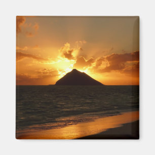 Íman Nascer do sol de Havaí no ímã da praia