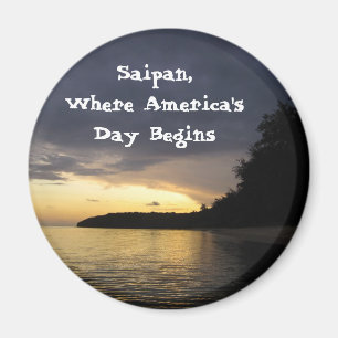 Íman Nascer do sol na praia de Pau Pau